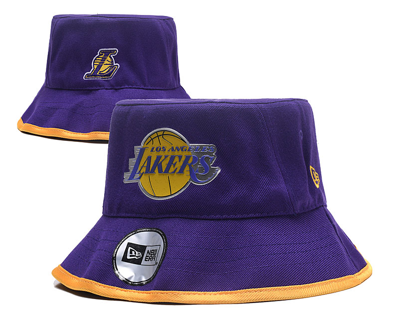 Los Angeles Lakers 2025 Stitched Bucket Fisherman Hats 001